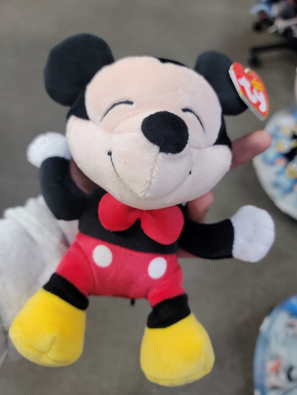 Disney Red, Yellow & Black Classic Mouse Plush - Soft Bow Tie